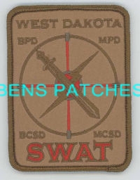 West Dakota SWAT Team patch