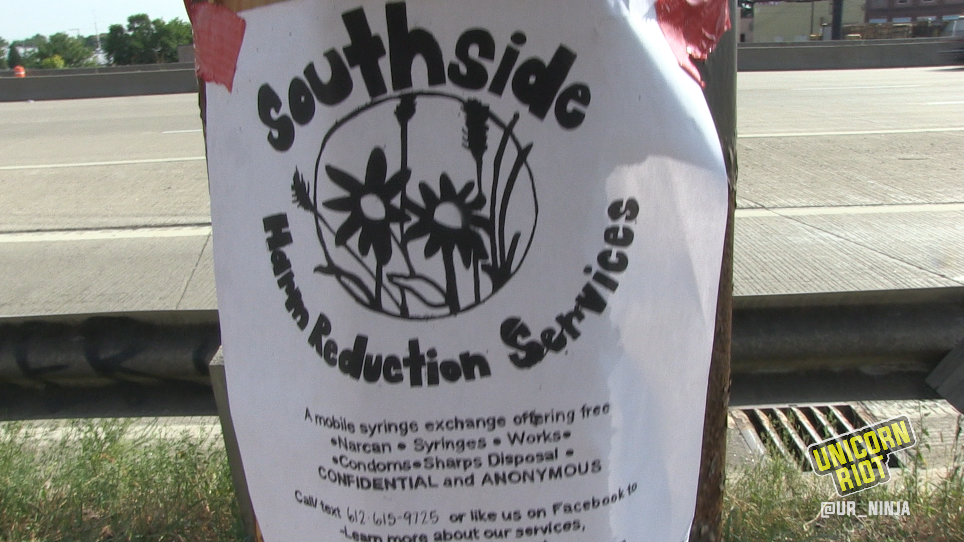 Southside harm reduction flyer