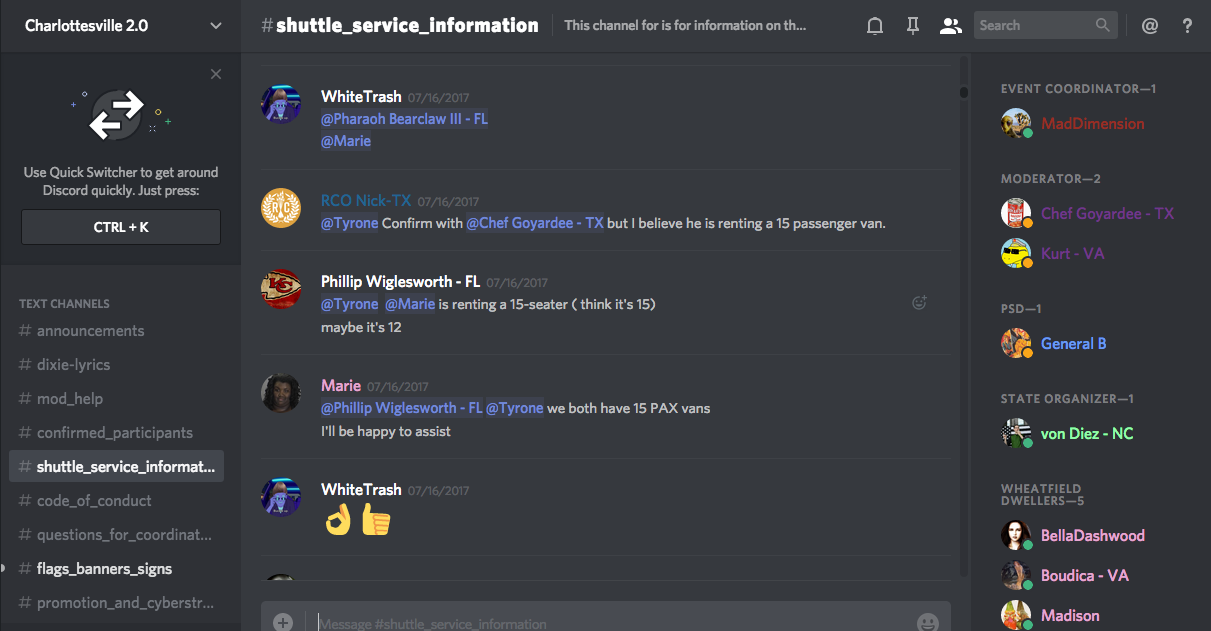 DATA RELEASE: Discord Chats Planned Armed Neo-Nazi Militia Operations ...